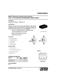 Datasheet ZXMN3AM832 производства Zetex